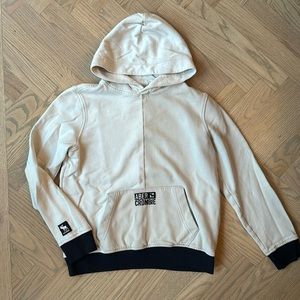 Boys Abercrombie Colorblock Hooded Sweatshirt, Youth Medium